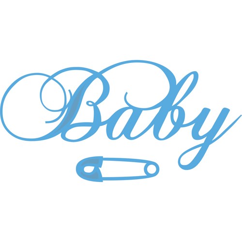 Baby Safety Pin Colouring Pages