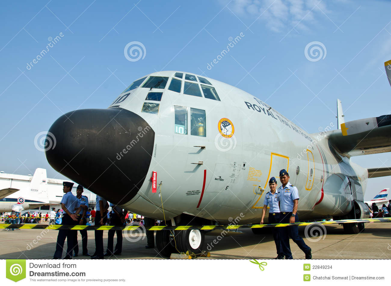 Bangkok   January 14   C 130 On Display At Don Muang Airshow January