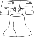 Bell Clipart Black And White Black And White Liberty Bell