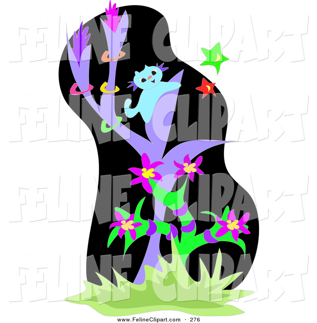 Displaying 20  Images For   Purple Cat Clipart