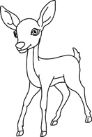 Free Black And White Animals Outline Clipart   Clip Art Pictures    