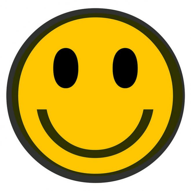 Happy Face Outline   Clipart Best