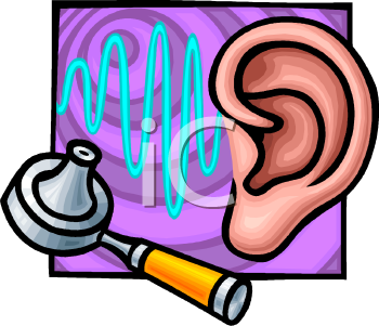 Medical Illustration Of A Human Ear   Royalty Free Clipart Image