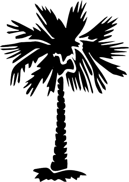 Palm Tree Silhouette Clip Art At Clker Com   Vector Clip Art Online