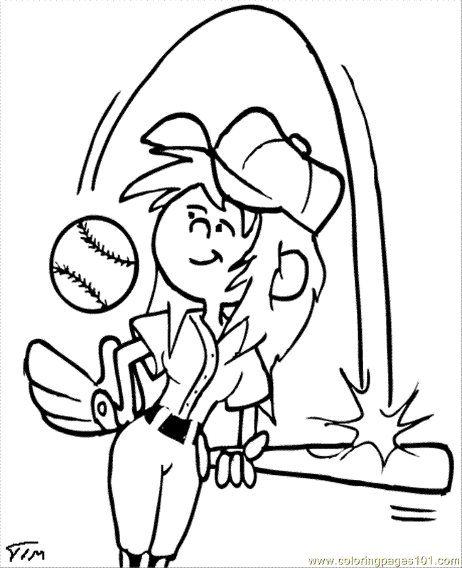 Printable Baseball Coloring Pages   Az Coloring Pages