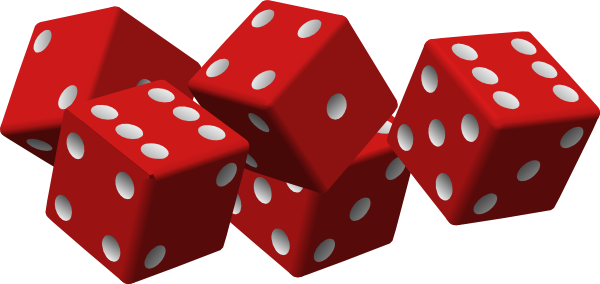Rolling Dice Clipart Red Dice Hi Png