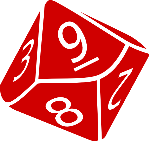 Rolling Dice Clipart Ten Sided Dice Hi Png