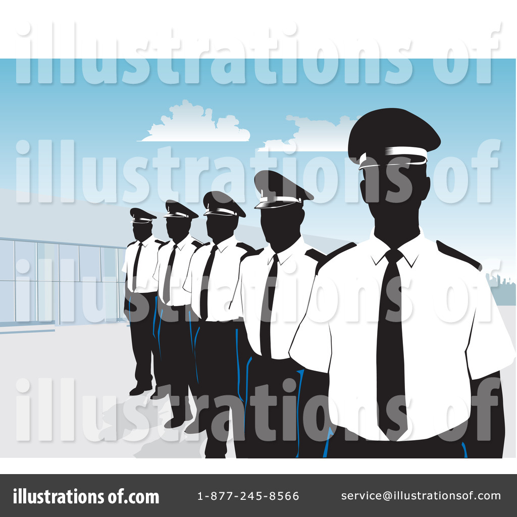 Royalty Free  Rf  Security Guard Clipart Illustration  85007 By David
