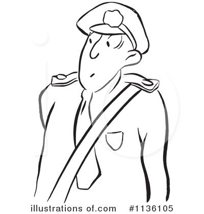 Royalty Free  Rf  Security Guard Clipart Illustration By Picsburg