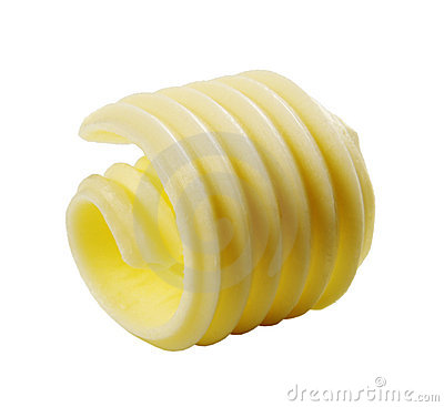 Royalty Free Stock Photography  Butter Curl