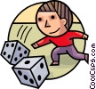 Showing Gallery For Rolling Dice Clipart