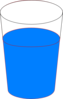 Water Cup Clipart Cup Of Blue Water Clip Art