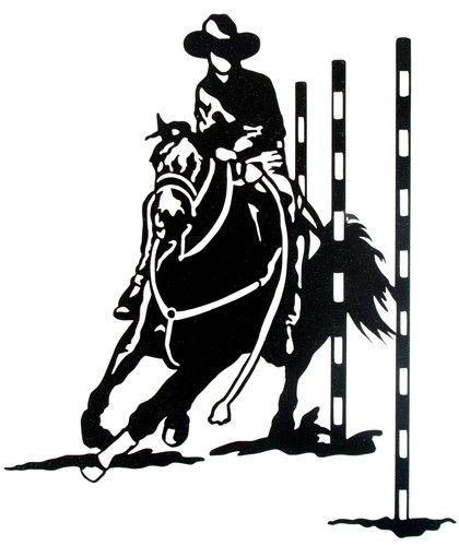 Western Graphics Pole Bending I Loved Clipart
