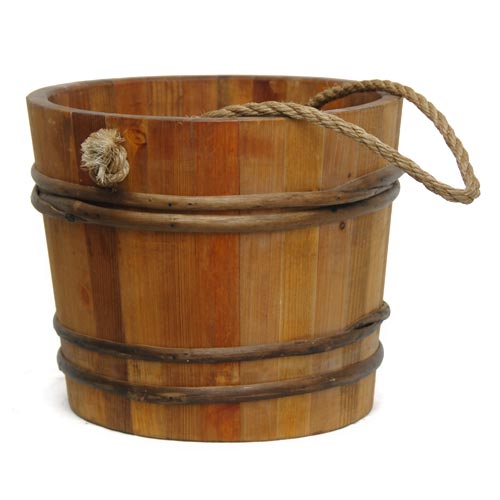 Wooden Bucket Of Water 3  Wooden Buckets 