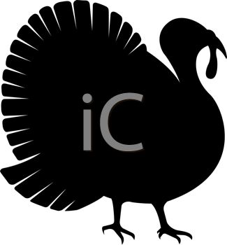 1111 1001 5661 Black And White Turkey Silhouette Clipart Image Jpg
