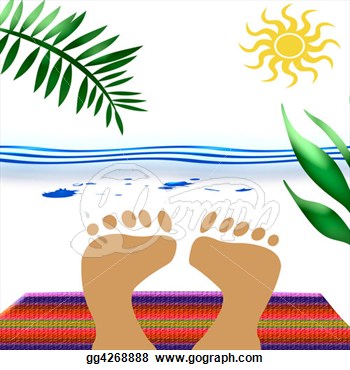 Beach Blanket Feet