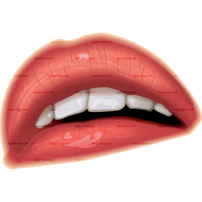 Clipart Lips   Royalty Free Vector Design
