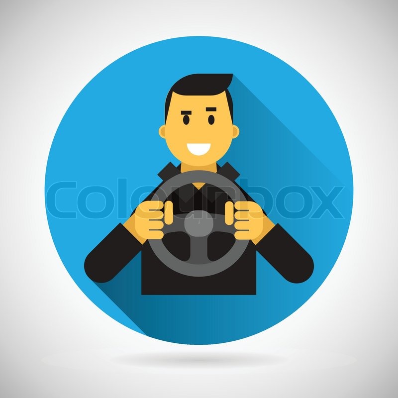 Happy Smile Clipart Happy Smiling Driver Character