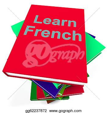     Learn French Book For Studying A Foreign Language  Clip Art Gg62237872