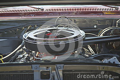 Marion Wi   September 16  Engine Of 1967 Chevy Chevelle Ss Car At The    