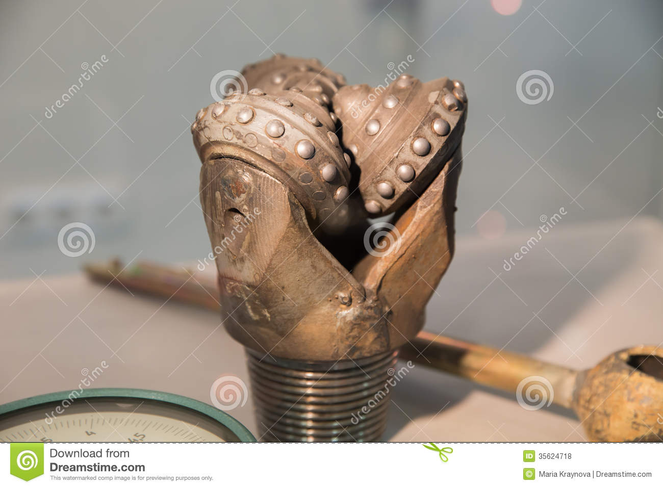 Oil Rig Drill Bit Royalty Free Stock Photos   Image  35624718