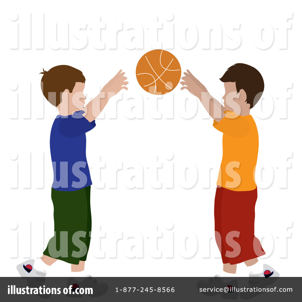 Playing Catch Clipart  84861 By Pams Clipart   Royalty Free  Rf  Stock