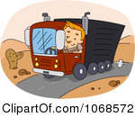 Royalty Free  Rf  Truck Driver Clipart Illustrations Vector Graphics
