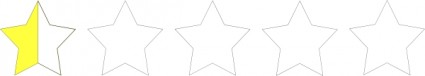 Share Half Star Rating Clipart With You Friends 