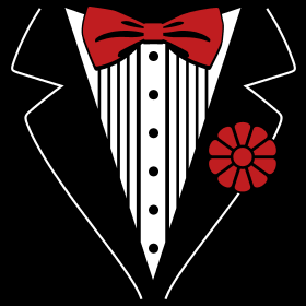 Showing Gallery For Tuxedo Shirt Clipart