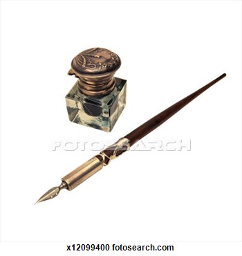 Stock Photography Of Fountain Pen And Inkwell X12099400   Search Stock