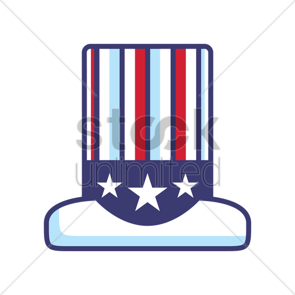 Uncle Sam S Hat Vector Clipart   1518414   Stock Unlimited