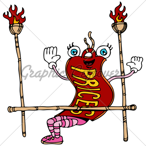 An Image Of A Cartoon Price Tag Limbo Dancing Clipart