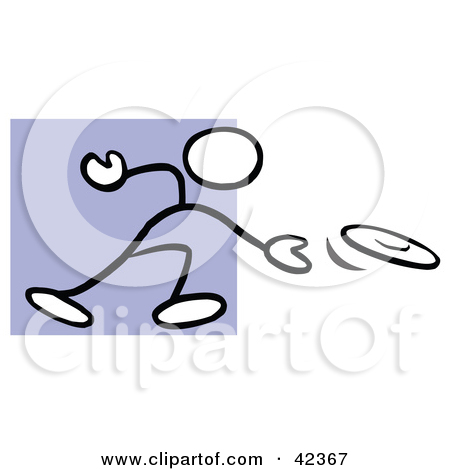 Clipart Illustration Of A Black And White Stick Girl Throwing Horse