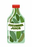 Cucumber Juice  Juice From Fresh Vegetables  Cucumbers In A Tran