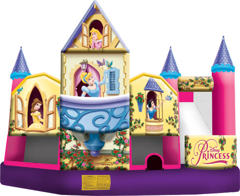 Disney Princess Castle Bounce House With Slide    299