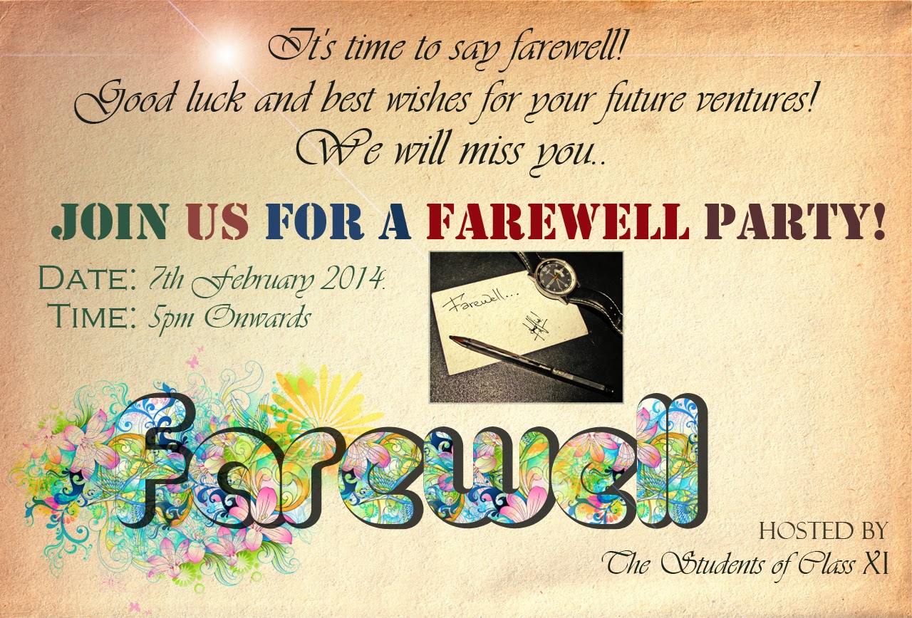 Farewell Party Quotes Join Us For The Farewell Party