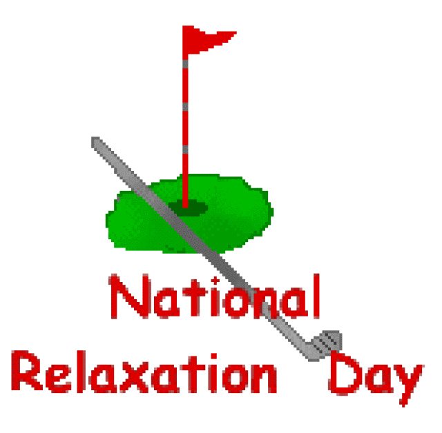 Find Clip Art For National Relaxation Day Of A Computer Character
