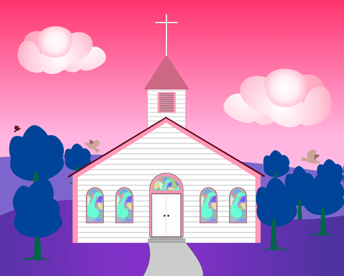 Free Christian Clip Art  Local Church Graphic Image  Sunrise Colors