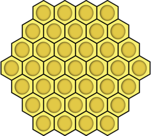 Honeycomb Clip Art At Clker Com   Vector Clip Art Online Royalty Free