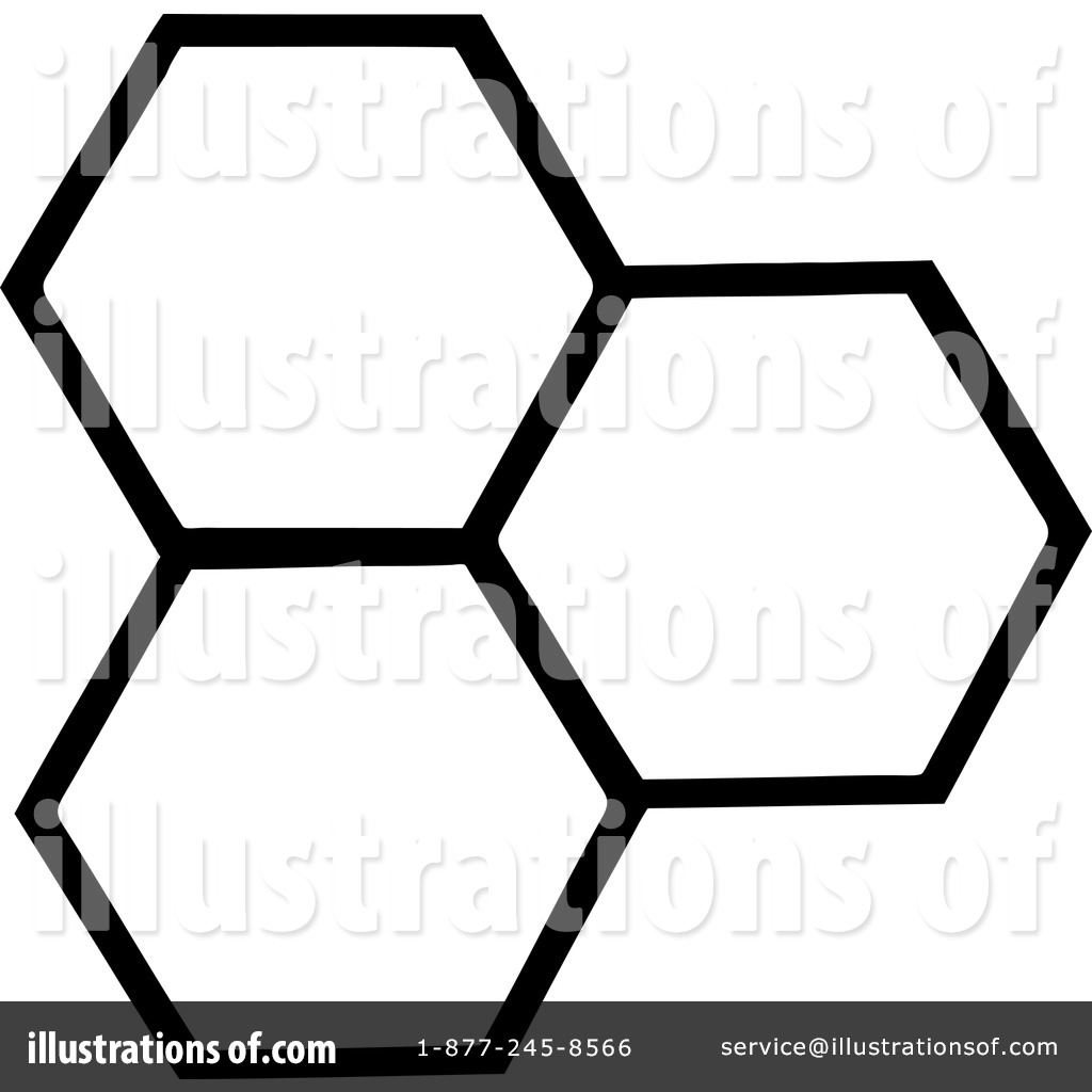 Honeycomb Clipart  1091848 By Hit Toon   Royalty Free  Rf  Stock