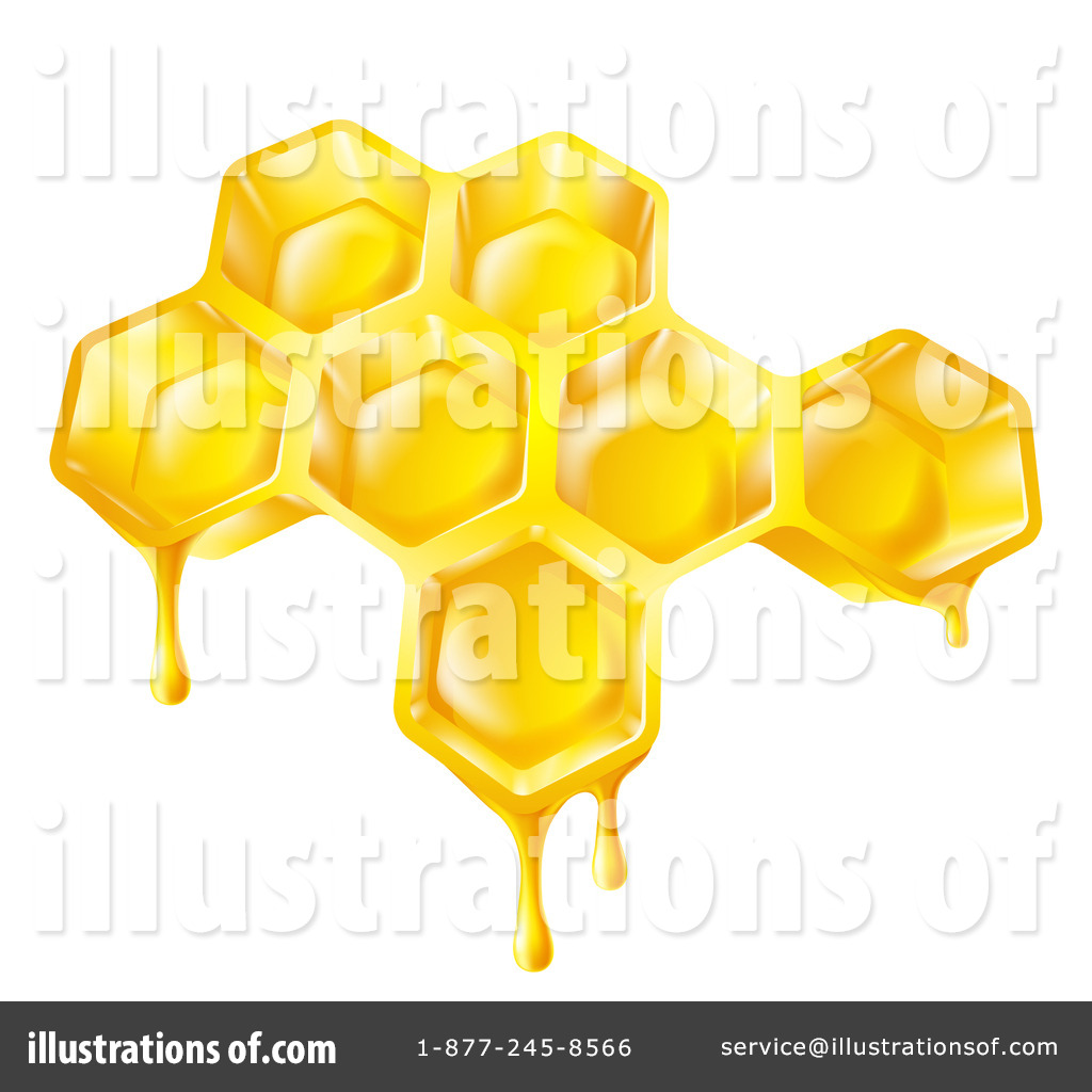 Honeycomb Clipart  1118846 By Geo Images   Royalty Free  Rf  Stock