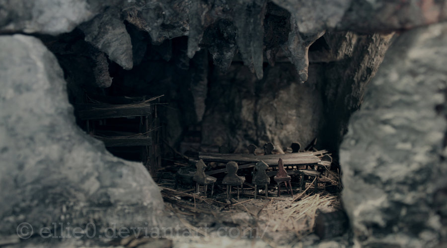 Inside Cave By Ellie0 On Deviantart