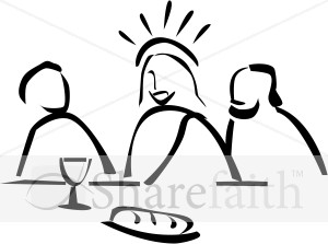Jesus Institutes The Lord S Supper   Maundy Thursday Clipart