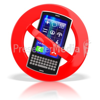 No Cell Phones   Presentation Clipart   Great Clipart For    