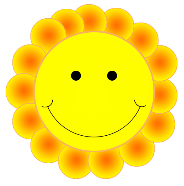 Png Cute Flower Smiley Png Simple Smiley Face Clipart Png