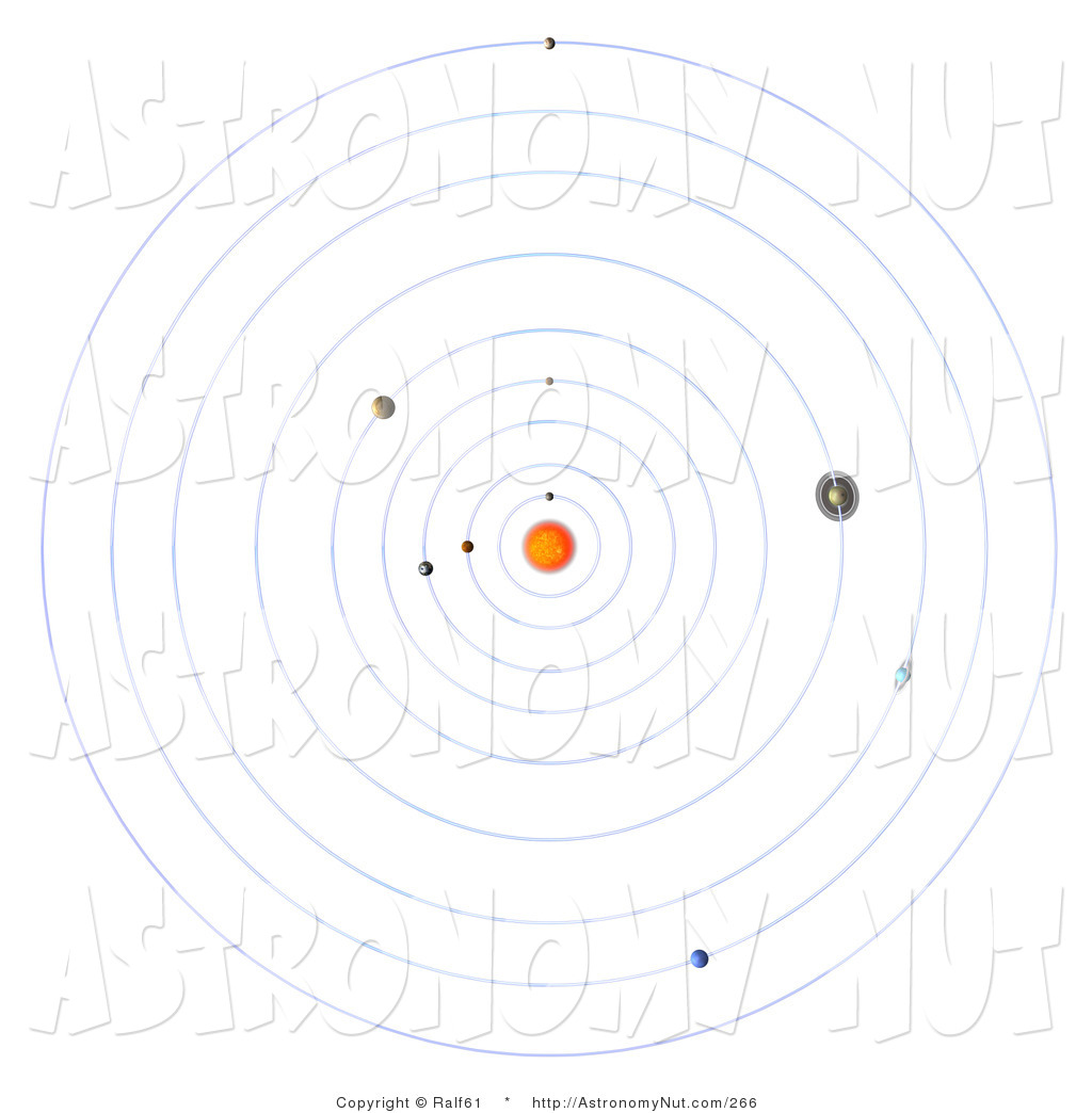 Royalty Free Astronomy Clipart Of A Solar System This Solar System