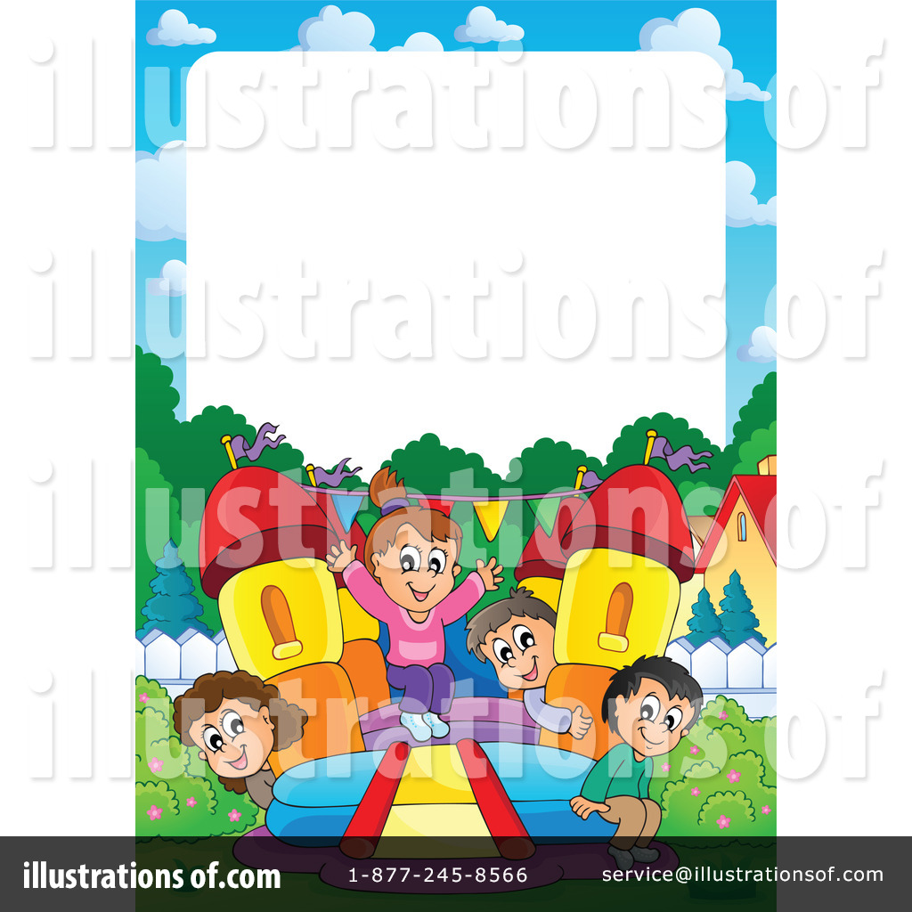 Royalty Free  Rf  Bouncy House Clipart Illustration By Visekart