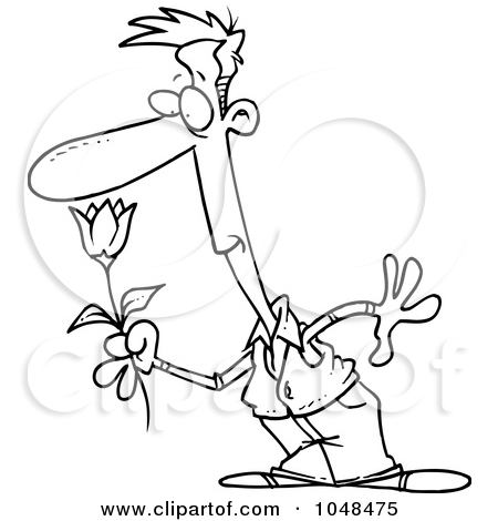 Royalty Free  Rf  Clip Art Illustration Of A Cartoon Happy Springy Man