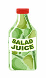 Salad Juice  Juice From Fresh Vegetables  Royalty Free Stock Photo
