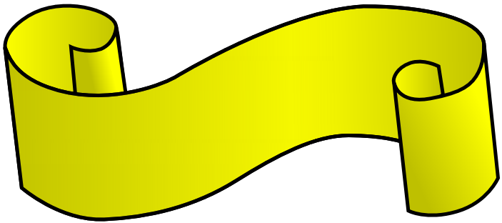 Scroll Banner   Http   Www Wpclipart Com Blanks Shapes Yellow Scroll